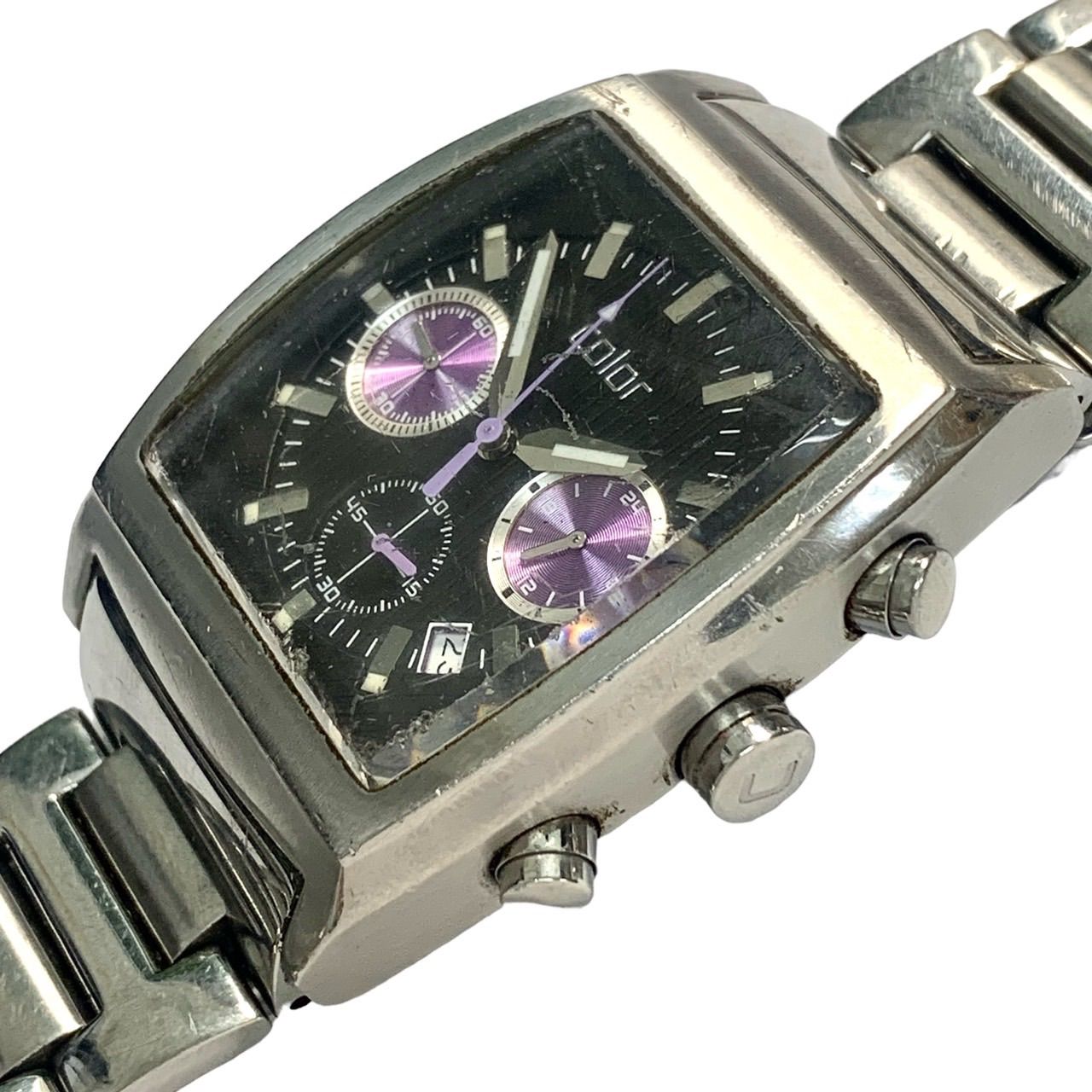 2223【新品電池】 swatch メンズ腕時計　シルバー　クロノグラフ　デイト SWATCHの電池交換方法と時間合わせ、クロノ針設定の方法 - YouTube