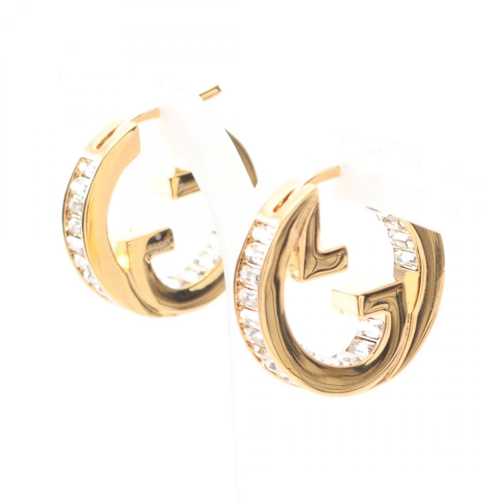 グッチ GUCCI ピアス ブロンディ 817248JCF278062 ホワイト GP ゴールドメッキ ピアス レディース