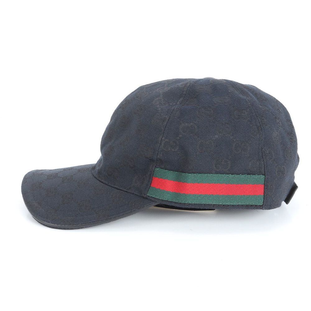 M06/022 グッチ GGキャンバス シェリーライン 野球帽 帽子 M06/022 グッチ GGキャンバス シェリーライン 野球帽 帽子
