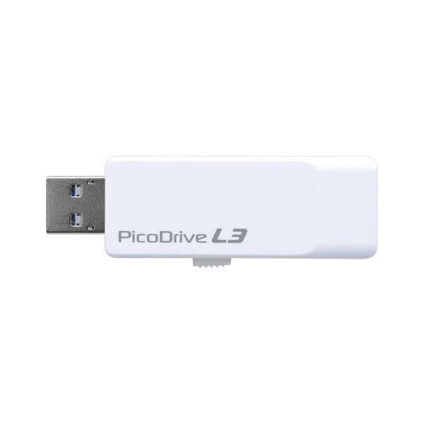 グリーンハウス USB3.0メモリー ピコドライブ 32GB GH-UF3LA32G-WH