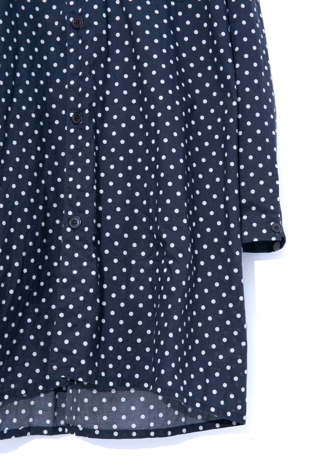 Y's ワイズ ドット柄ロングシャツ - メルカリ