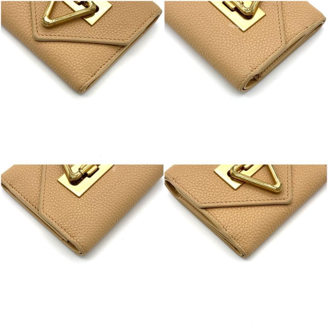 現行◇ボッテガヴェネタ 三つ折り財布 サンジュルマン トライアングル