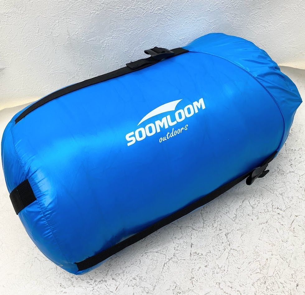 開封済・未使用品】SOOMLOOM シュラフ D1-1200 ダウン寝袋 ブルー