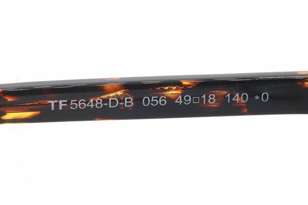 トムフォード メガネフレーム TF5648 クリア 中古 - メルカリ 