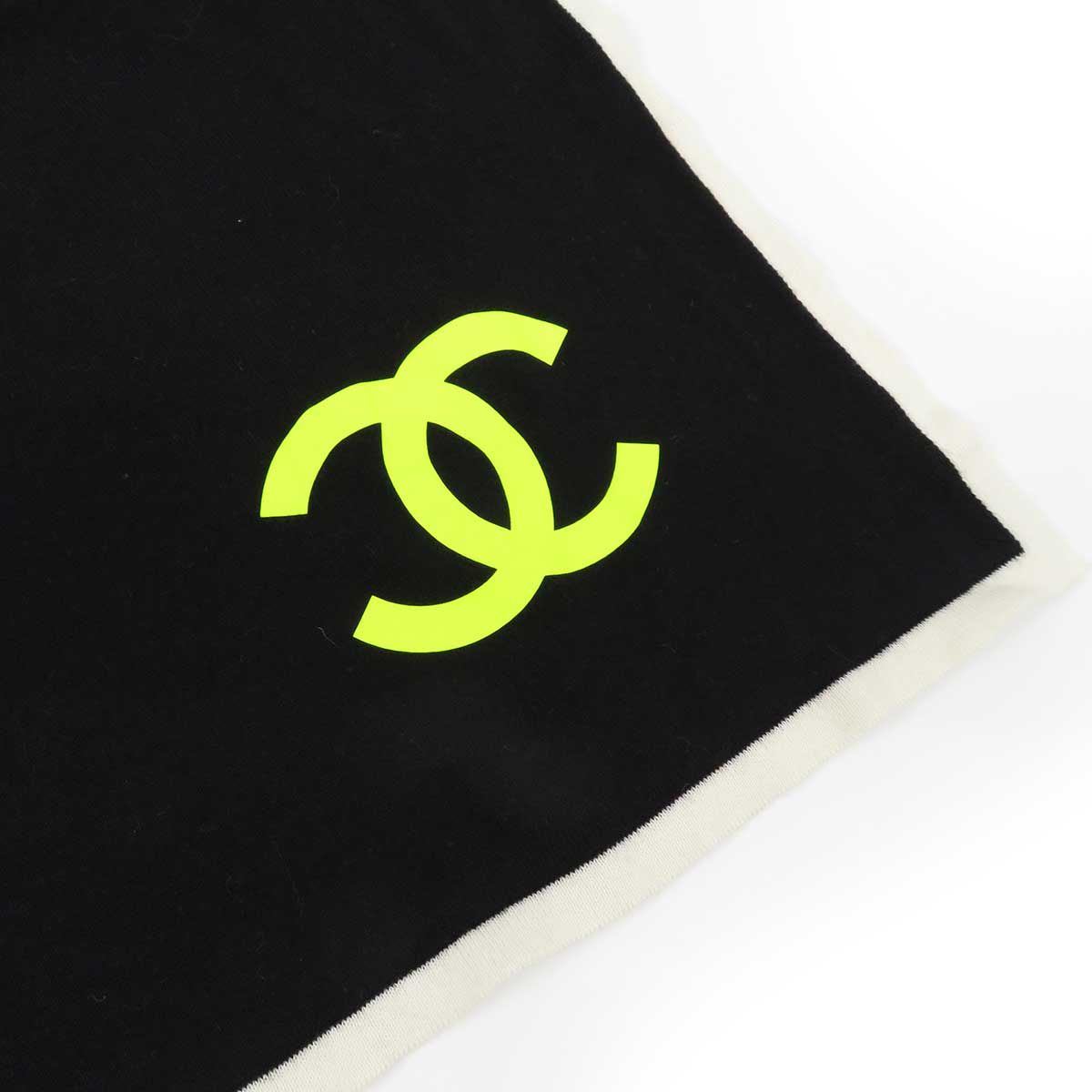 CHANEL - シャネル ココマーク バイカラー コットン ストール