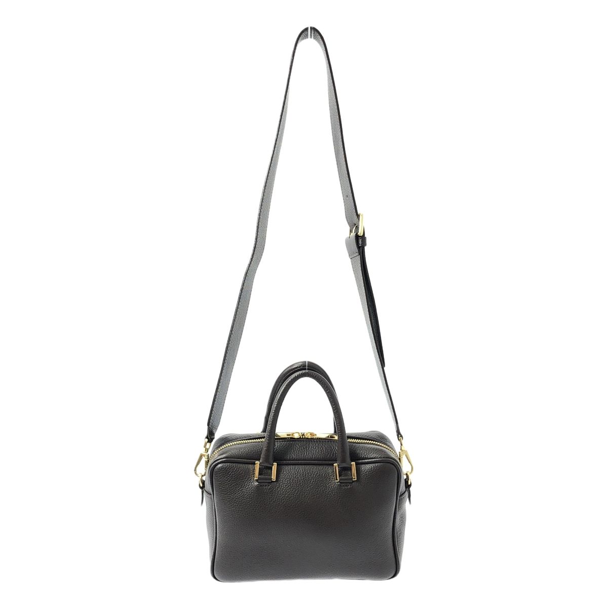 IENA | イエナ | Manuel MILANO マニュエルミラノ | 別注 レザー 2way ショルダーバッグ | ダークブラウン | レディース