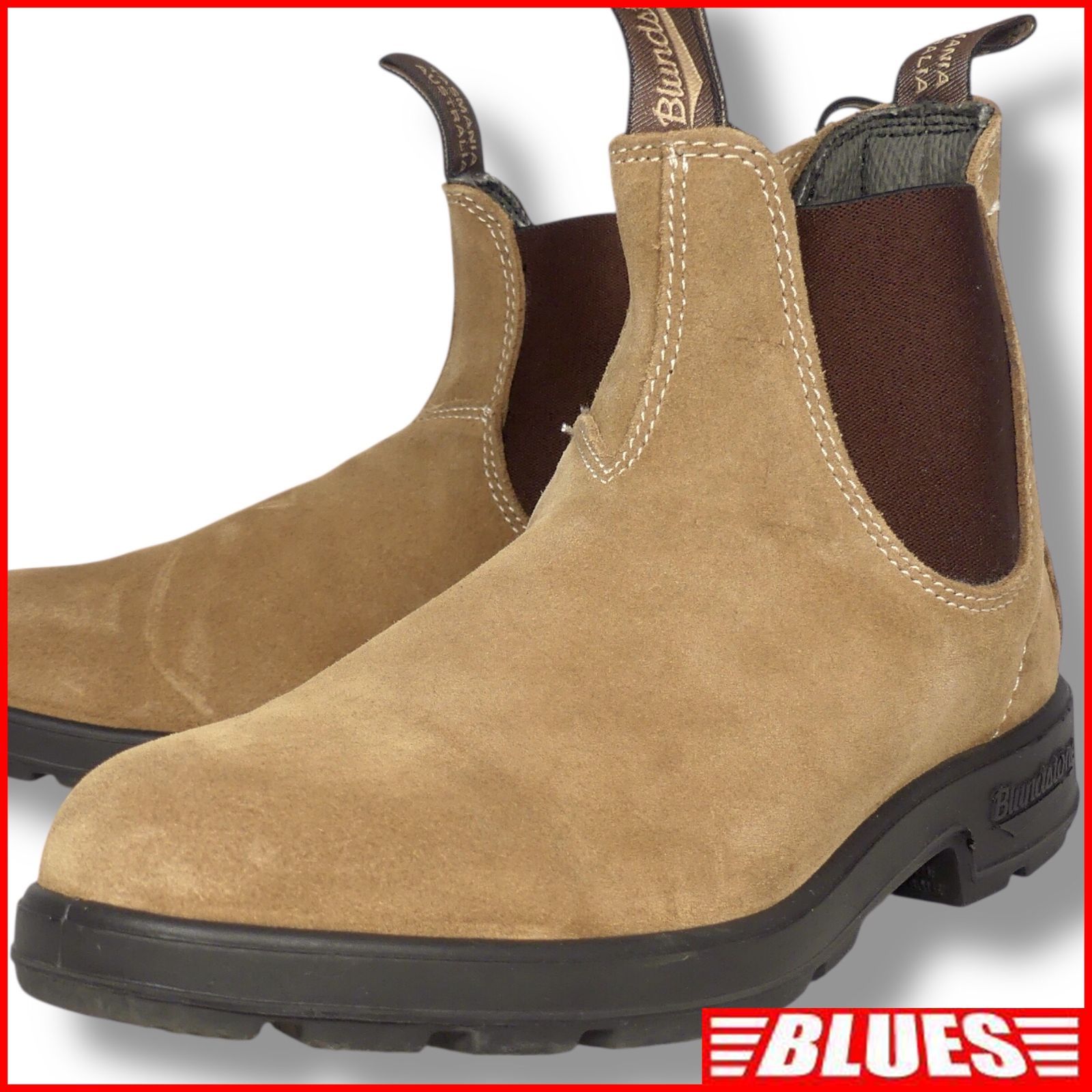 Blundstone ブランドストーン サイドゴアブーツ 27 本革 メンズ US9 ベージュ き サイドゴアブーツサイズ27cm一覧←SEULB屋着古← HS370