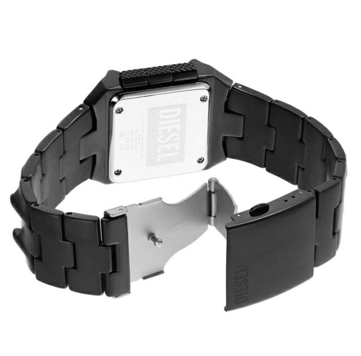 DIESEL　CROCO DIGI　デジタルクオーツウォッチ　DZ2156 Men's Croco Digital stainless steel watch | Black | Diesel