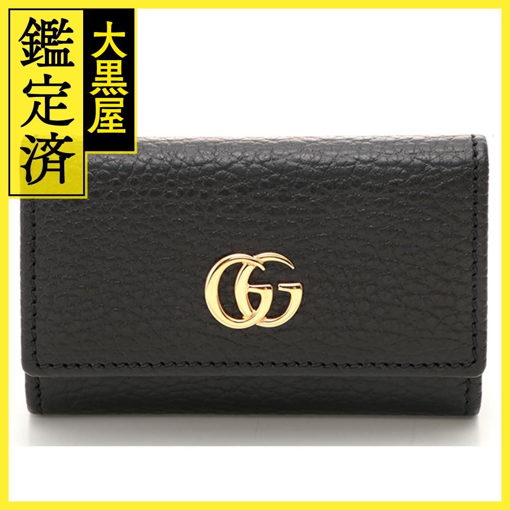 最高級のスーパー GUCCI グッチ GGマーモント ６連キーケース