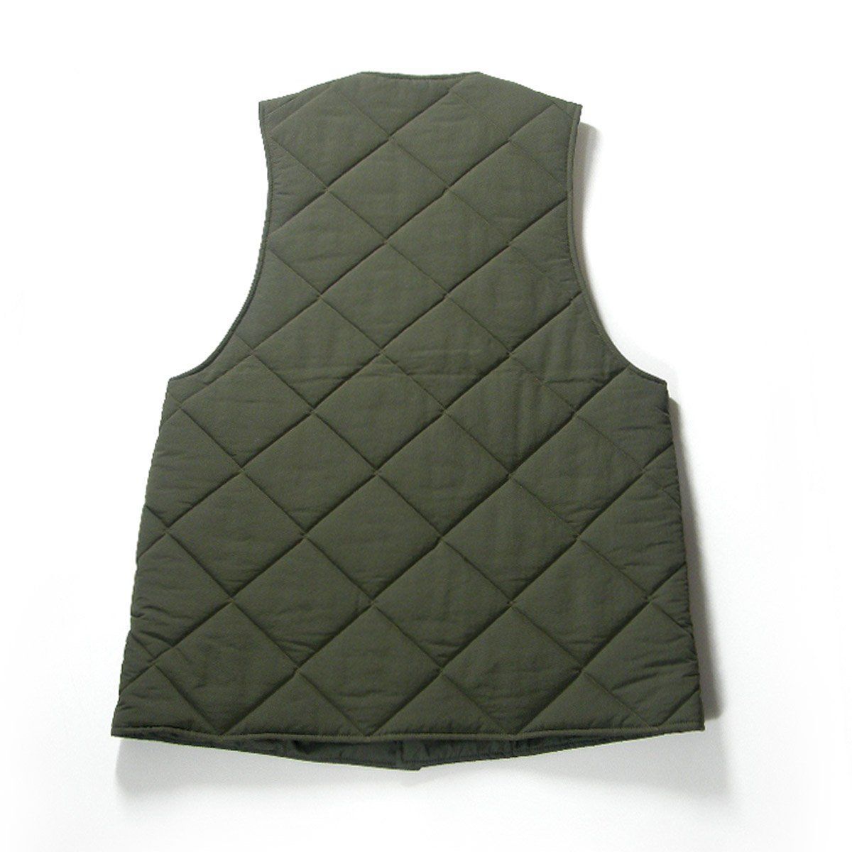 LAVENHAM × L ECHOPPE ラベンハム × レショップ キルティングベスト イギリス製 Big Quilt Gillet ダイヤキルト オリーブ ｜ 秋冬