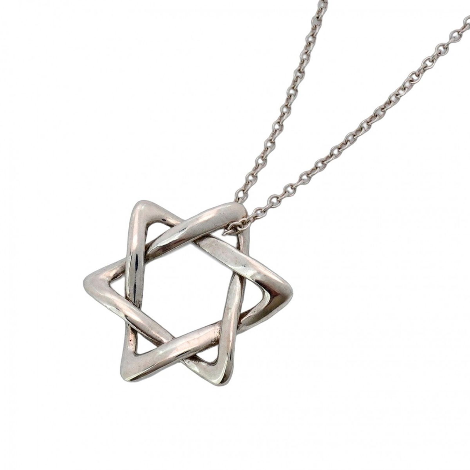 TIFFANY/ティファニー 925 スターオブダビデ ネックレス e_092 ティファニー スターオブダビデ ネックレス シルバー925