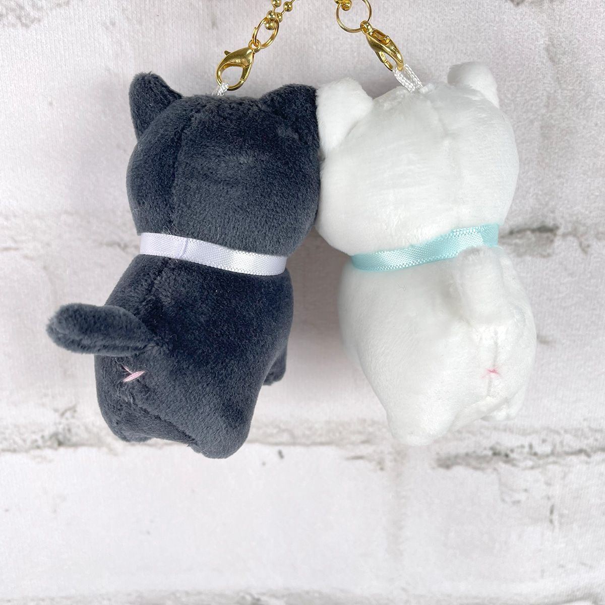 クラックス（CRUX） ニコぬい ペアキーホルダー 猫（しろねこ