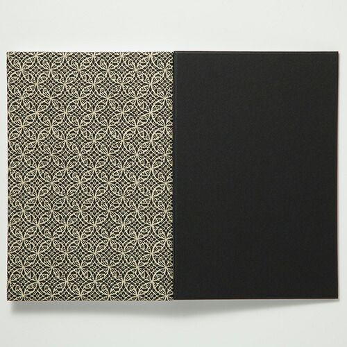 まとめ 尚雅堂 御朱印帳 goen 友禅 ブラック BK-1 23161 ×5セット