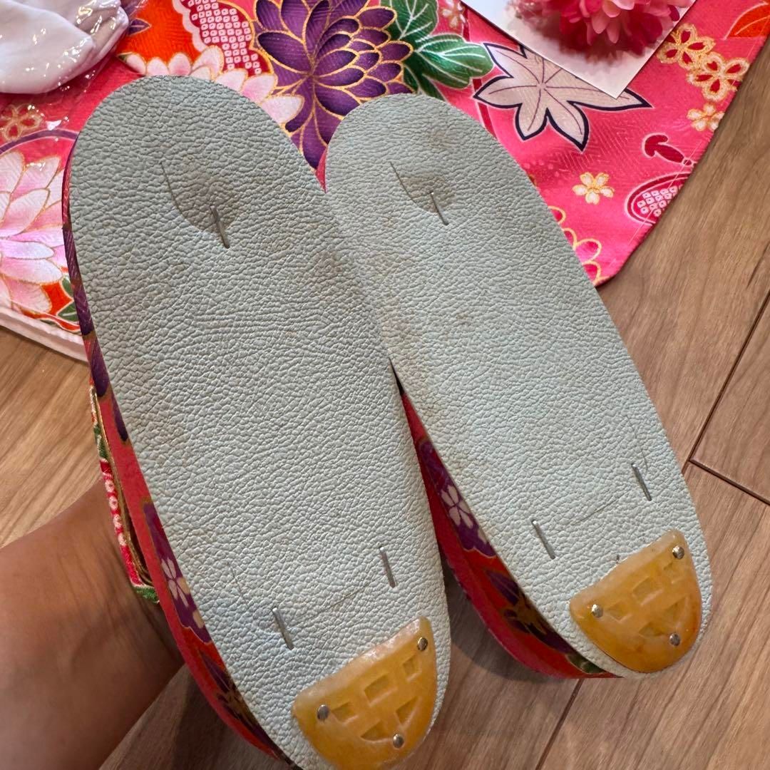 B 超美品　七五三　女の子　着物　セット　一式　小物　お参りお詣り　3歳　ピンク B 超美品 七五三 女の子 着物 セット 一式 小物 お参りお詣り 3