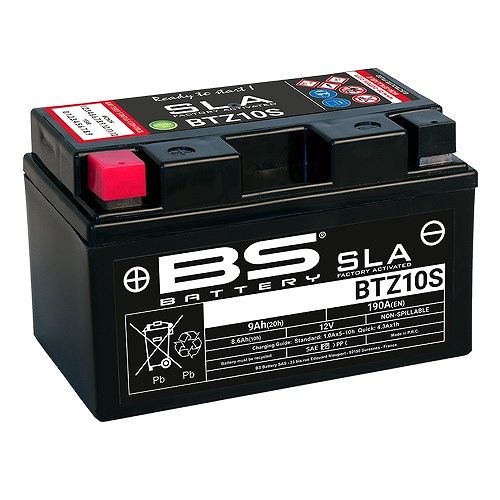 BSバッテリー バイク用バッテリー SLAバッテリー ホンダ