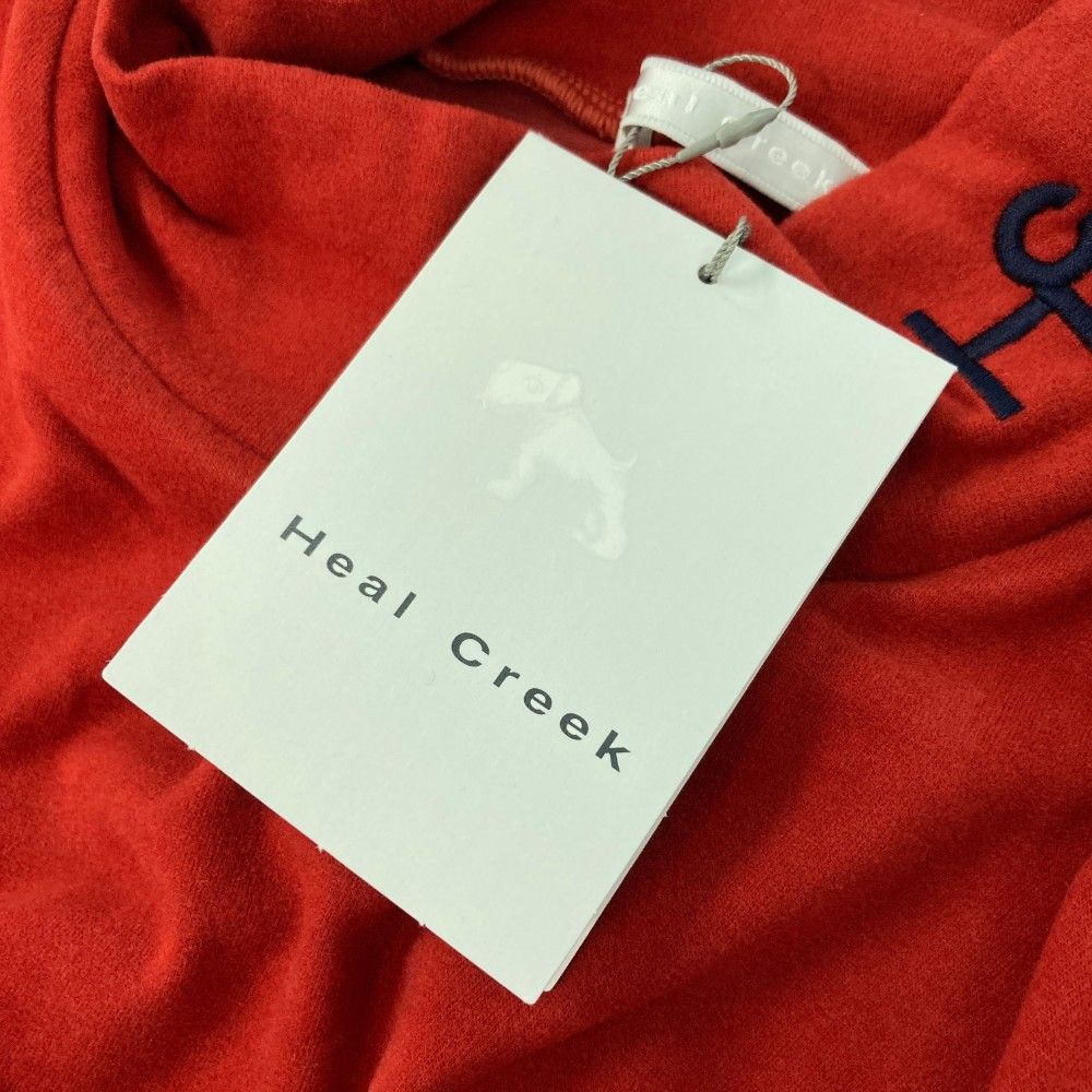 サイズ：50 HEAL CREEK ヒールクリーク  長袖ハイネックTシャツ  レッド系 [240101449143] ゴルフウェア メンズ ストスト ハイネックシャツ メンズ ヒールクリーク Heal Creek 2025 秋冬
