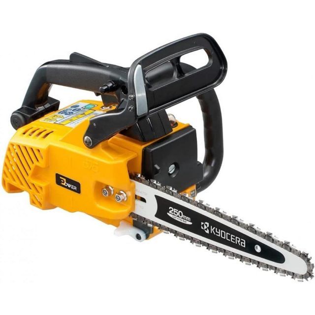 京セラ 旧リョービ チェンソー ES-3025V 4051000 排気量30.1m 切断長さ250mm トップハンドル カービングバー チェーンソー KYOCERA