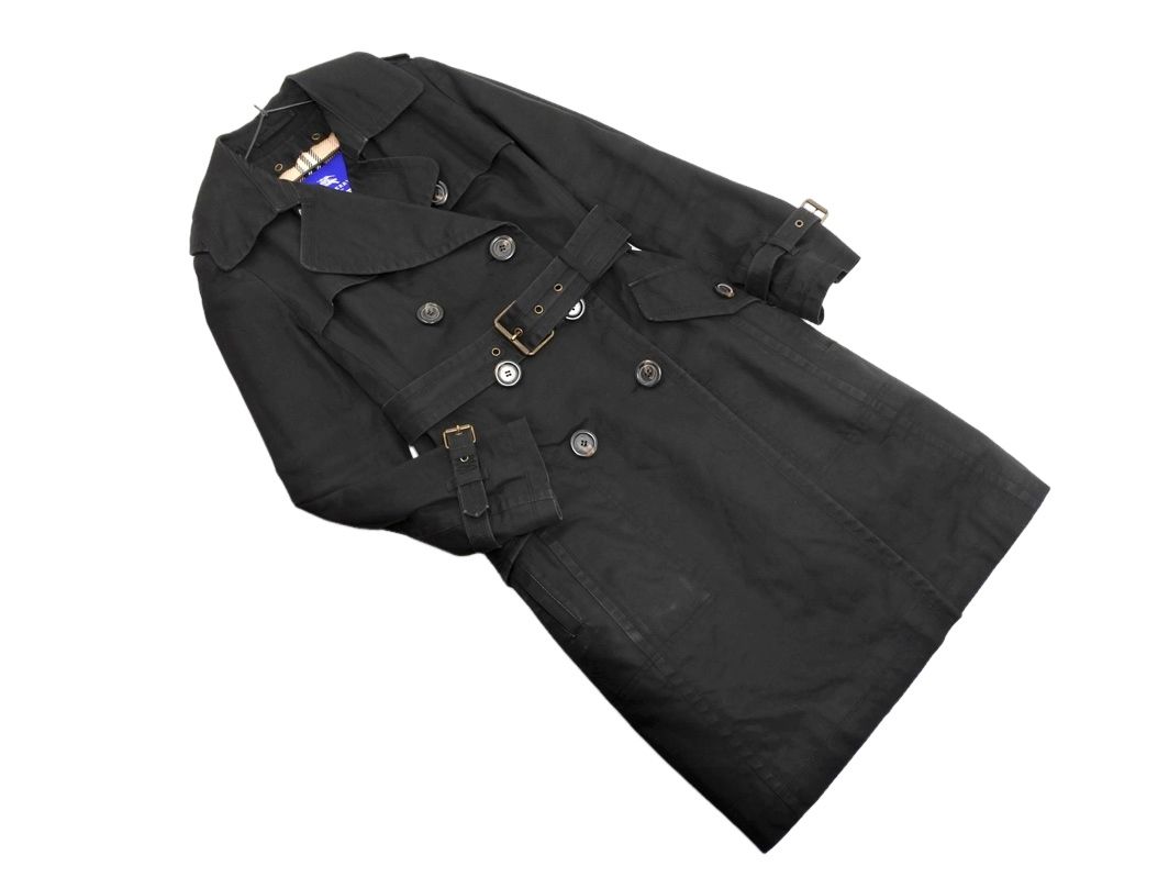 バーバリーブルーレーベル BURBERRY BLUE LABEL コート 黒 バーバリー