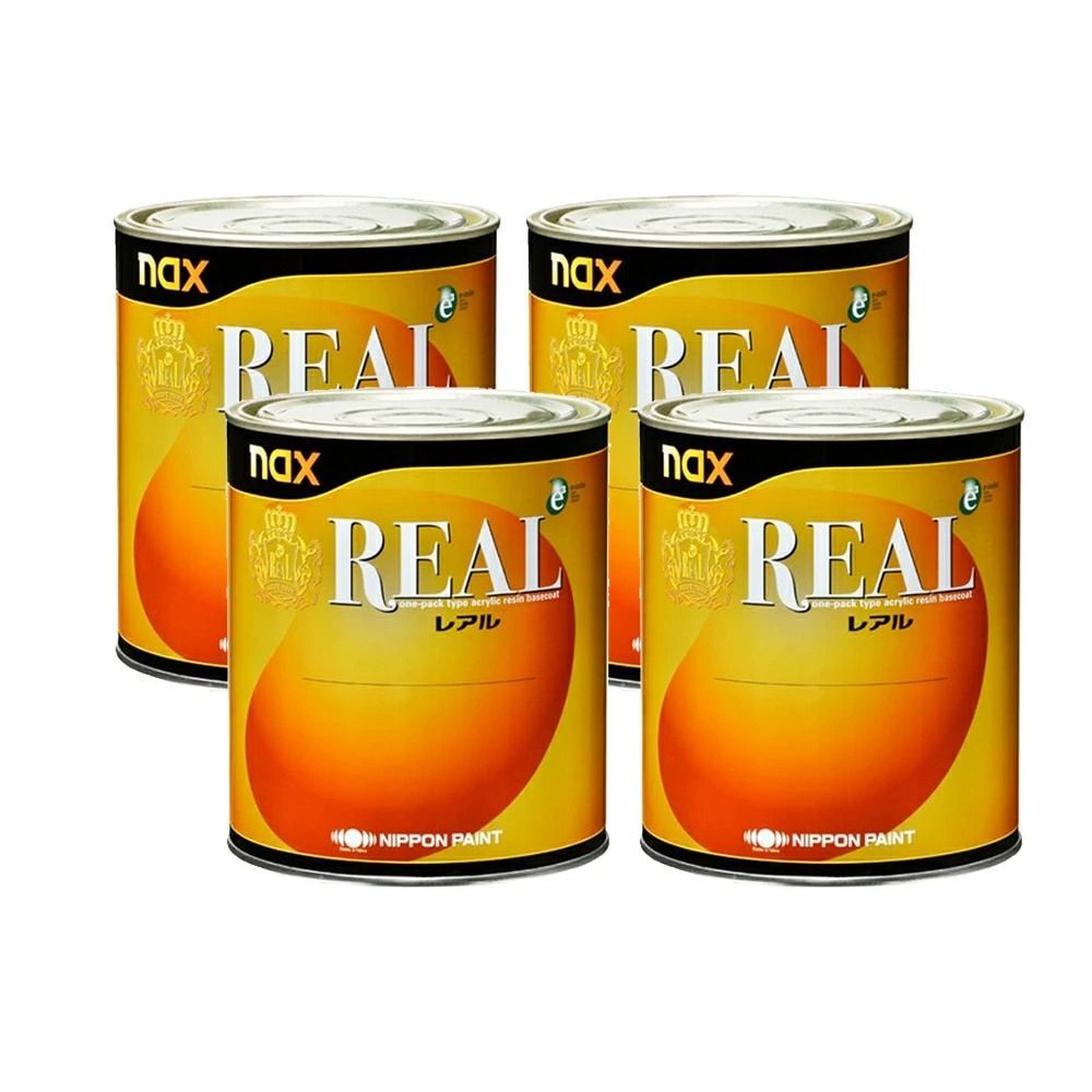 日本ペイント ル 320ホワイト 611チンチングブラックNP 004クリスタルシルバー荒目 282補修用クリヤー 3.6kg × 4缶セット