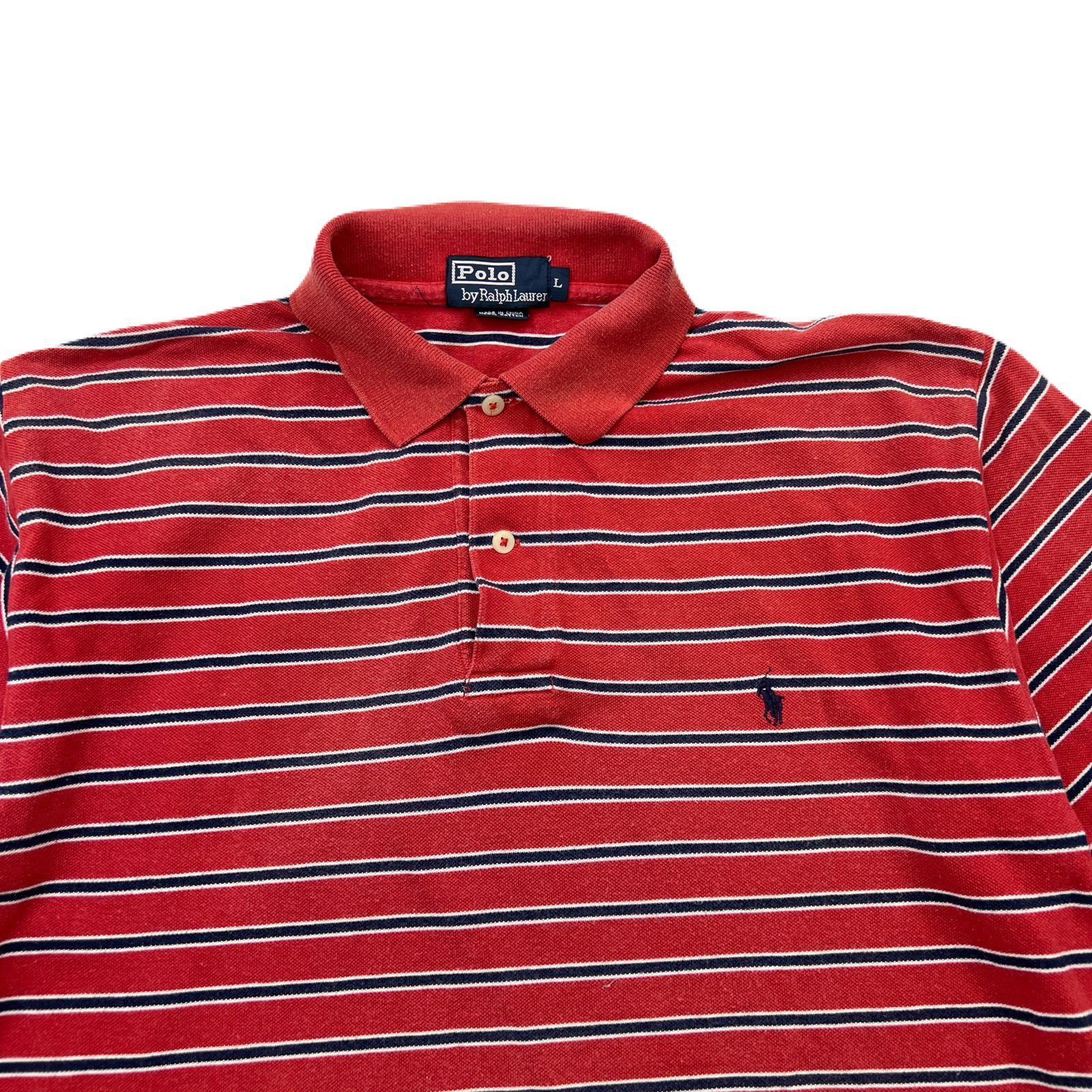 Ralph Lauren レッド ポロシャツ Ralph Lauren - ラルフローレン ポロシャツ レディース サイズS