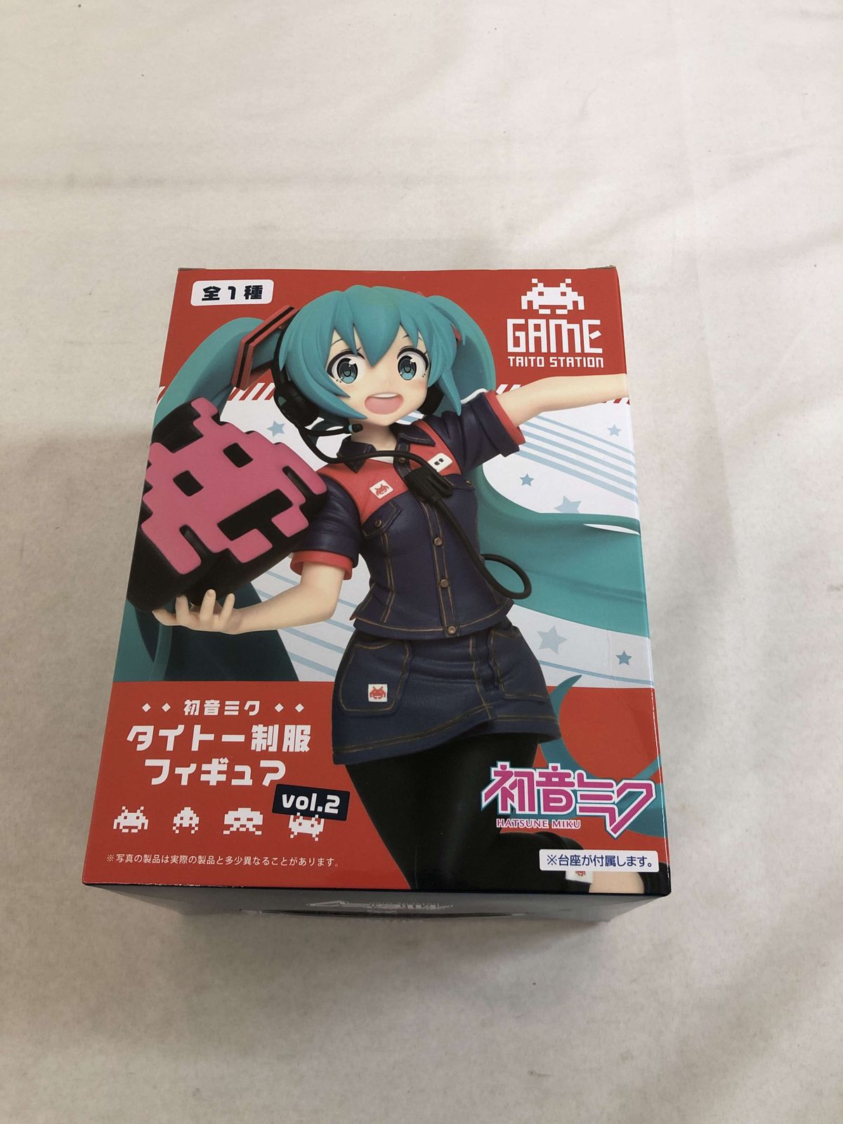 【未開封】初音ミク タイトー制服 フィギュアvol.2 キャラクター・ボーカル・シリーズ01 初音ミク×スペースインベーダー