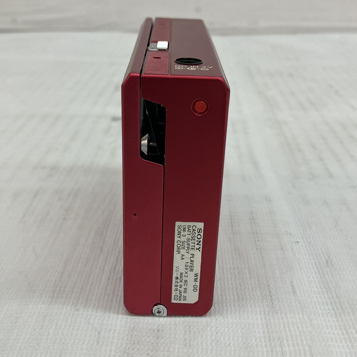 SONY Walkman WM-DD ウォークマンDD レッドジャンク
