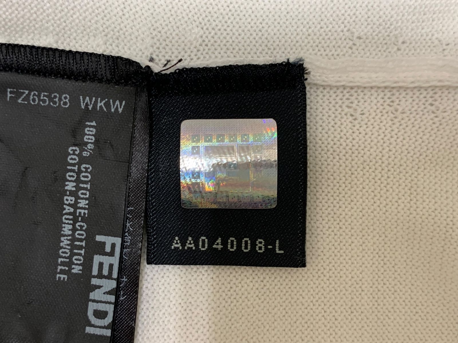 FENDI (フェンディ) タンクトップ トップス ノースリーブ バイカラー
