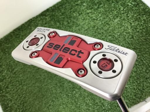 タイトリスト SCOTTY CAMERON select SQUAREBACK 2014 34インチ パター PT スチール フレックスその他 メンズ 男性用 右利き 右用 Cランク ゴルフクラブ