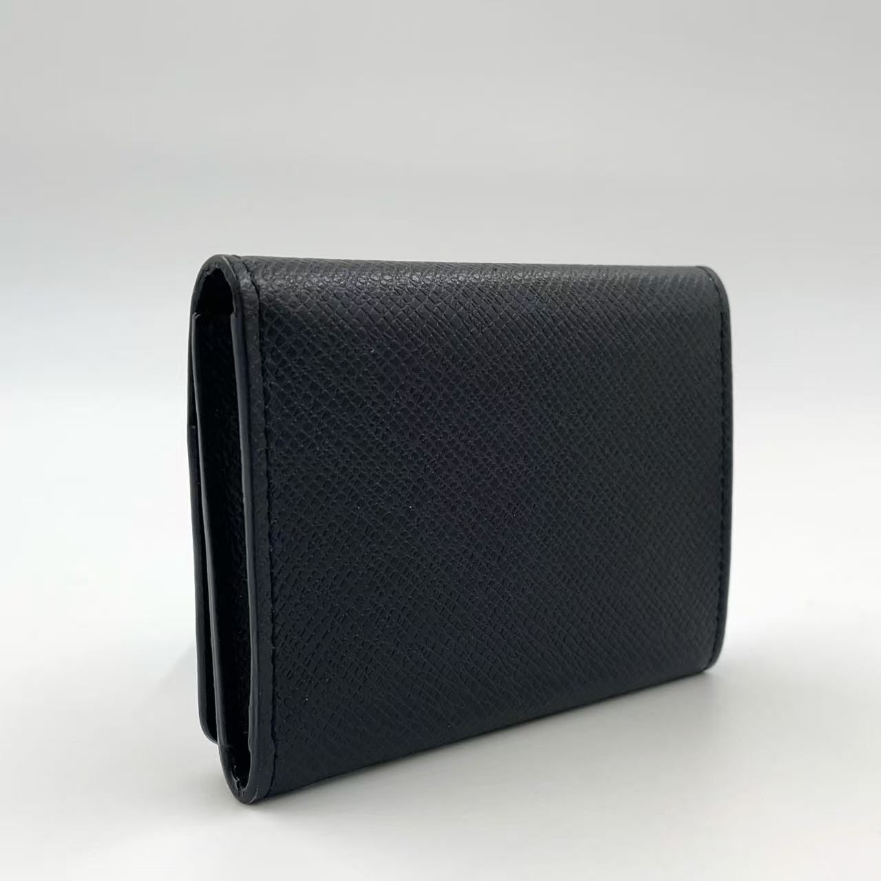 LOUIS VUITTON アンヴェロップ カルト ドゥ ヴィジット NM タイガ タイガ ノワール レザー ブラック カードケース 名刺入れ M64595