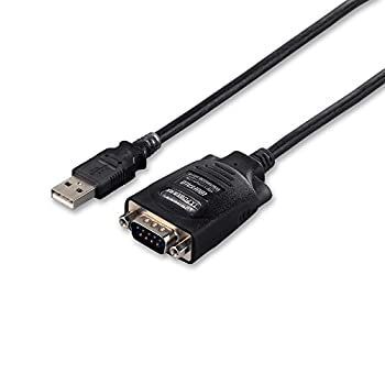 -非常に良い iBUFFALO USBシリアルケーブル USBtypeA to D-sub9ピン 0.5m ブラックスケルトン BSUSRC0605BS