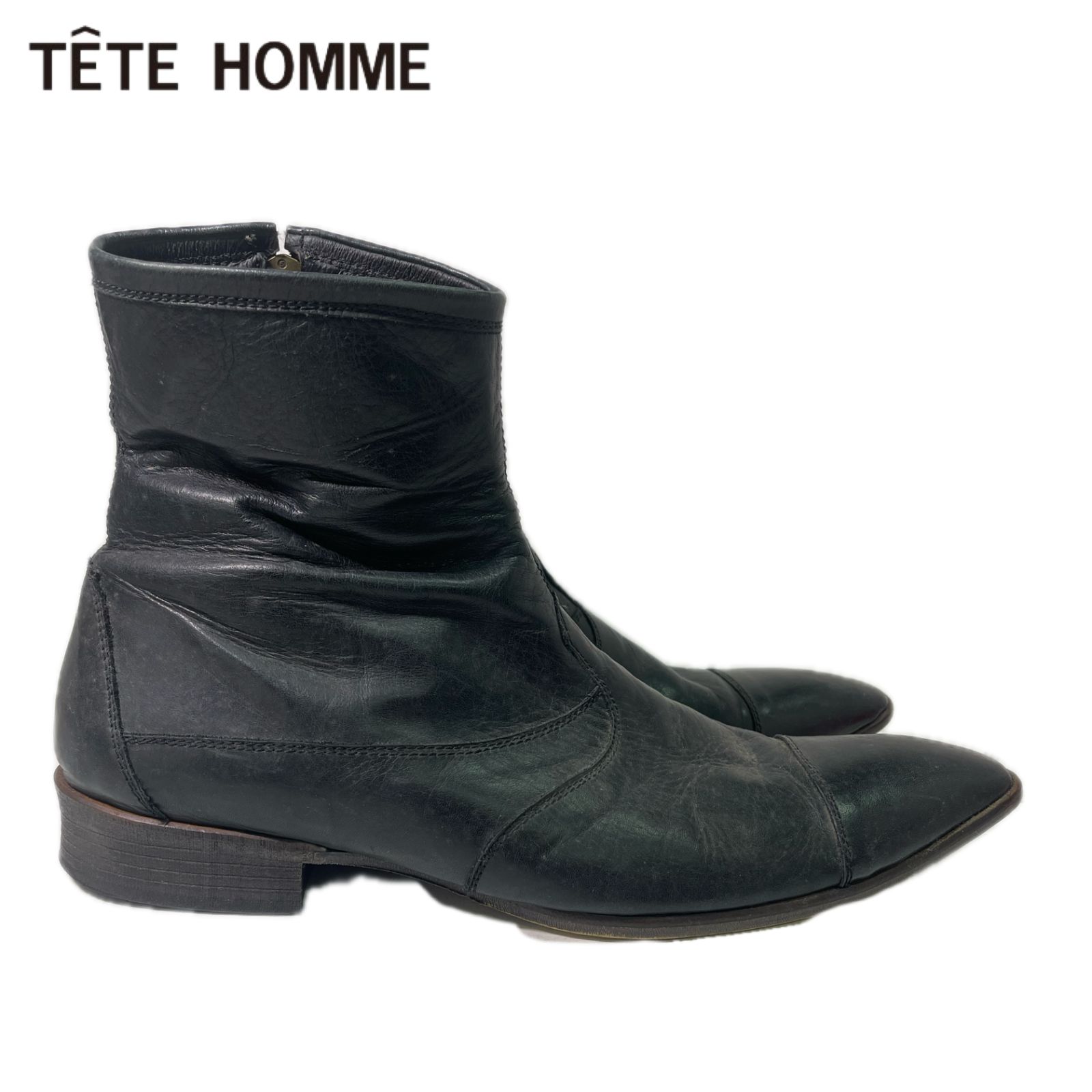TETE HOMME テットオム レザーブーツ メンズ LL 楽天市場】シープ
