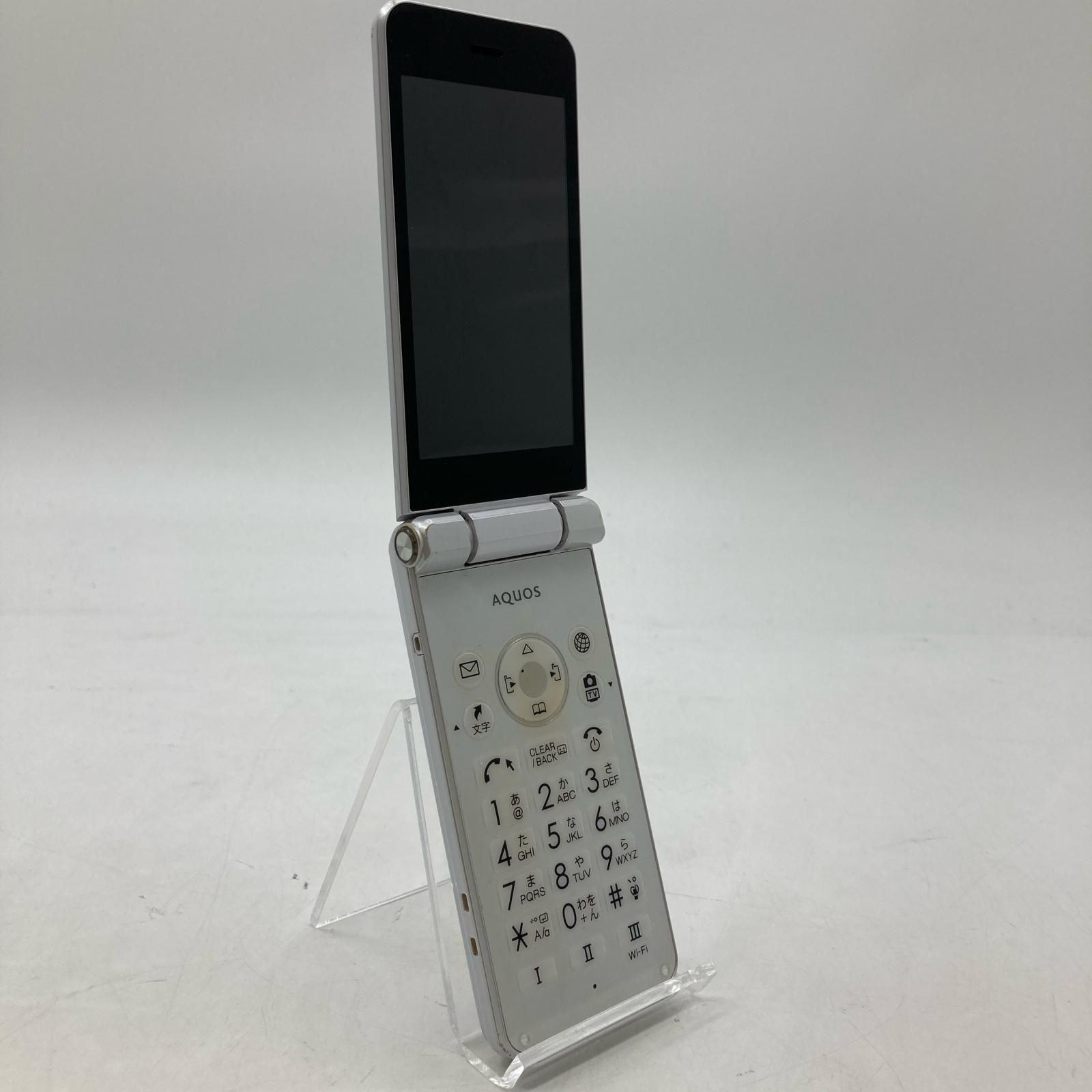全額返金保証】【最速発送】SHARP AQUOS ケータイ2 601SH ホワイト 