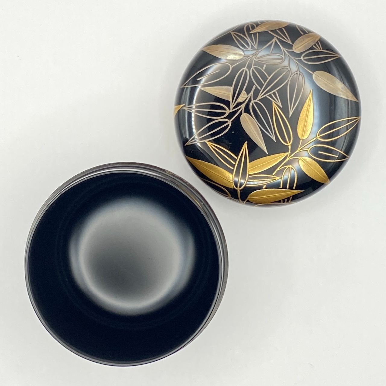 大棗 笹蒔絵 中村恭蔵 共箱入 茶道具 薄茶器 漆器 漆芸 古美術 【公式