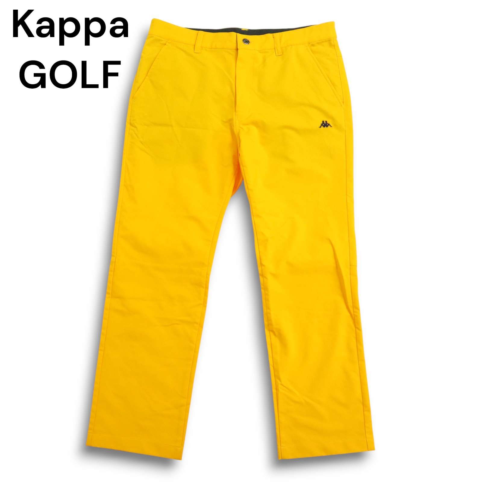 Kappa GOLF カッパ ゴルフ 通年 ロゴ刺繍☆ ストレッチ チェック