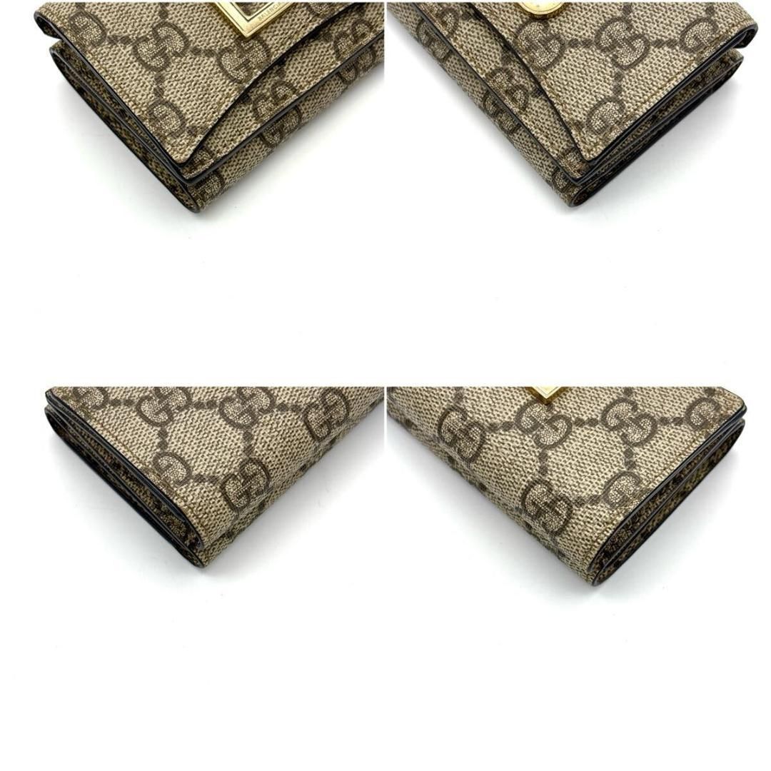 極美品◆バレンシアガ グッチ 三つ折り財布 ハッカープロジェクト GGロゴ 極美品◇バレンシアガ グッチ 三つ折り財布 ハッカープロジェクト GG