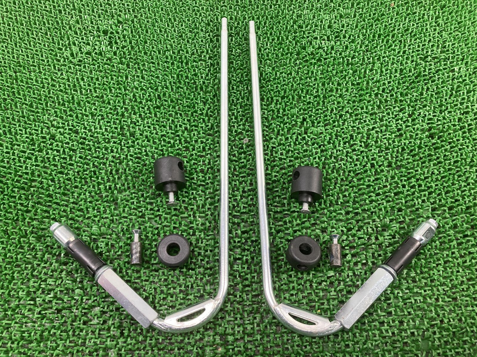GTS300ie スクリーンステー 左右 ピアジオ 純正 中古 バイク 部品 ベスパ VESPA ラージウインド用 曲がり無し 品薄 希少品 車検 Genuine