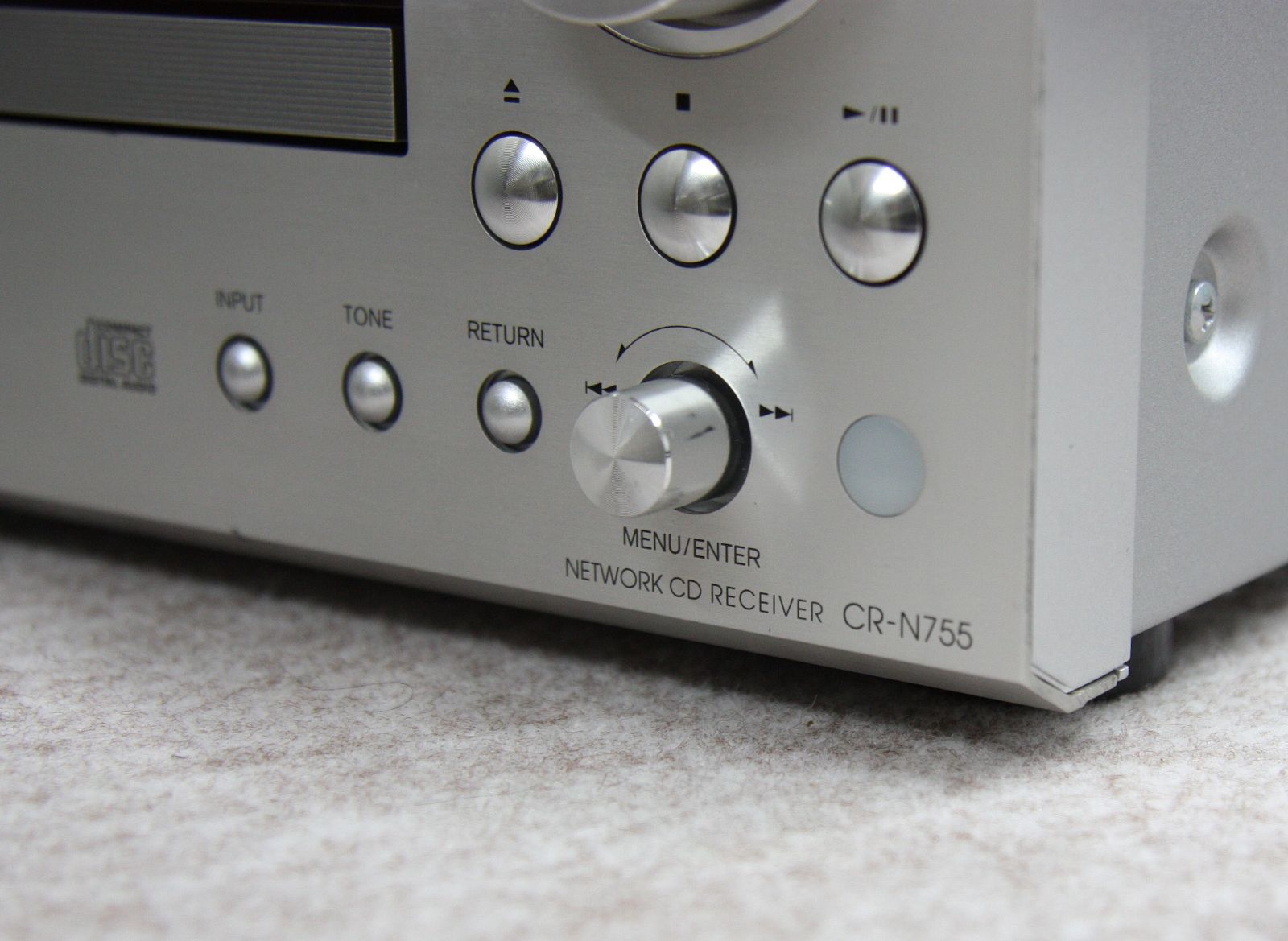 ONKYO ネットワークCDレシーバー CR-N755 シルバー ONKYO CRシリーズ ネットワークCDレシーバー CR-N755（S