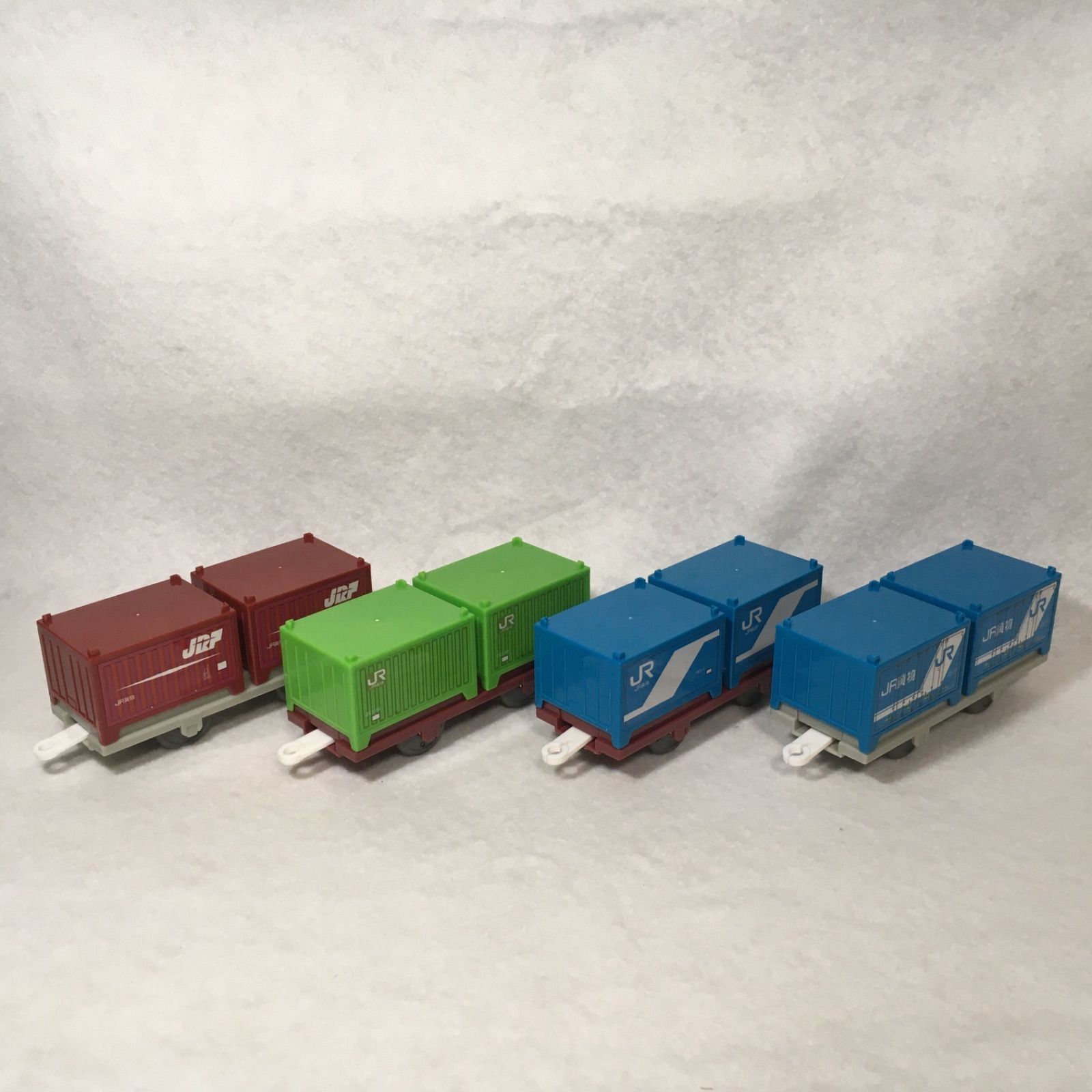 プラレール】貨車セット コンテナ車（4両） タンク車（2両