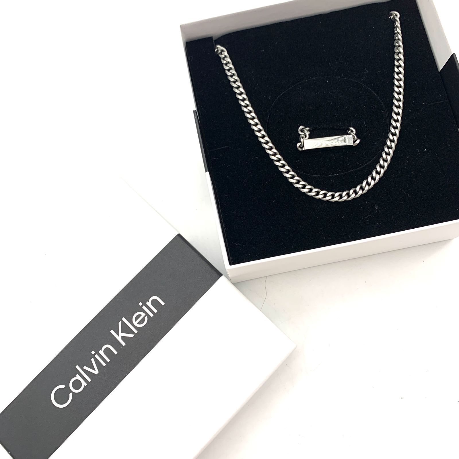 ▽Calvin Klein/カルバンクライン Iconic ID チェーンネックレス
