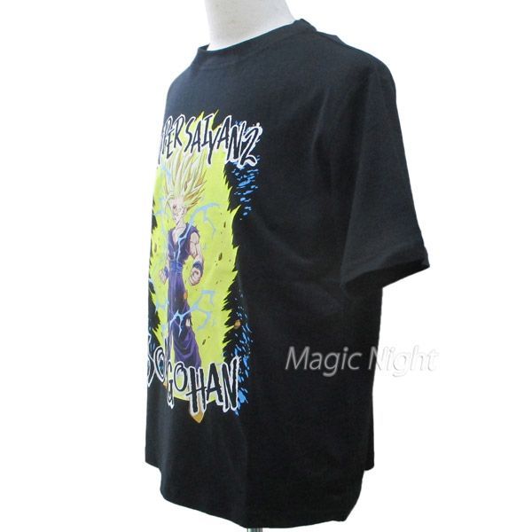 超サイヤ人2 孫悟飯 Tシャツ 黒【ドラゴンボールZ スーパーサイヤ人2