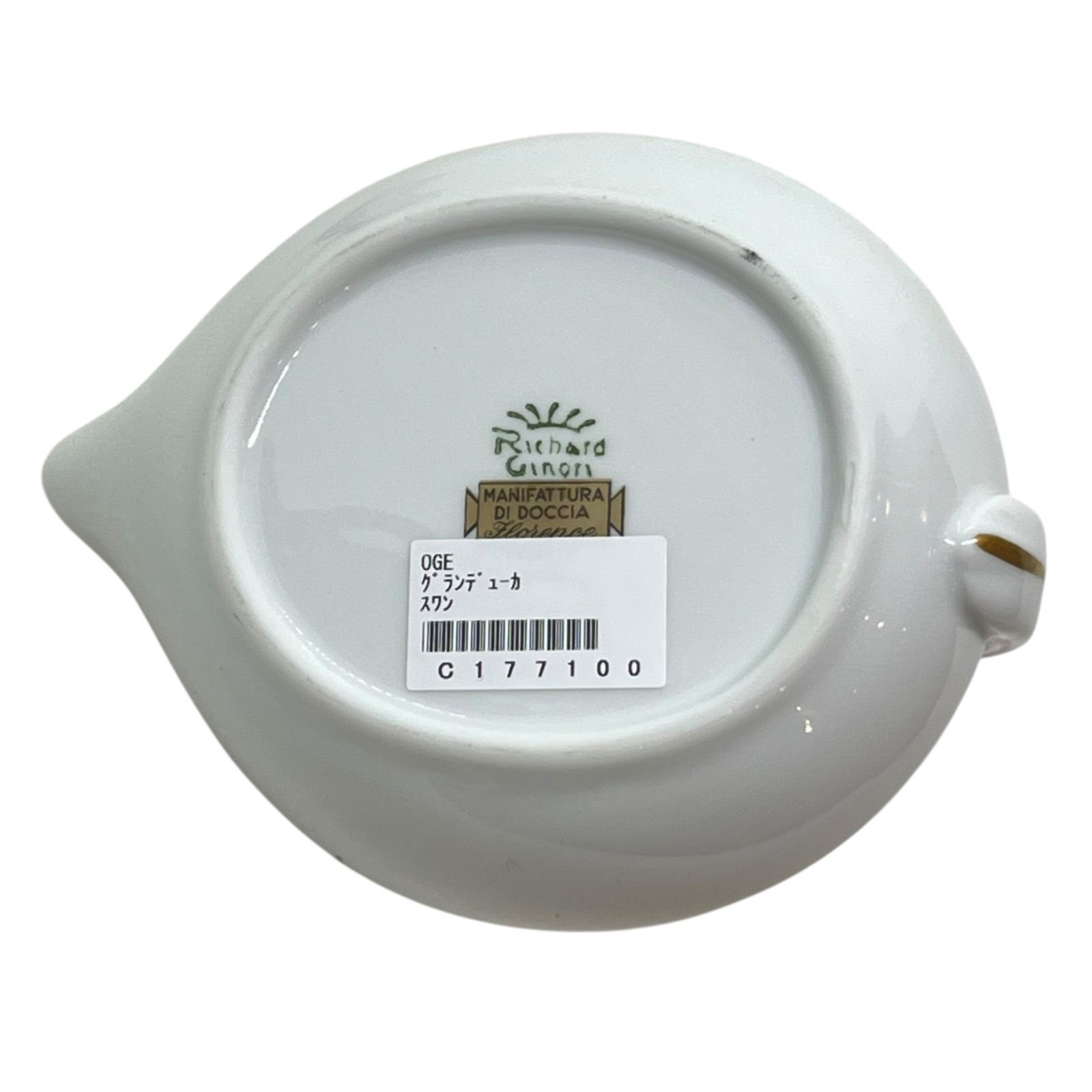 管34613 Richard Ginori リチャードジノリ グランデューカ ラウンドボックス 蓋付き小物入れ スワンディッシュ 2点 NEXPOTALLINN_EU