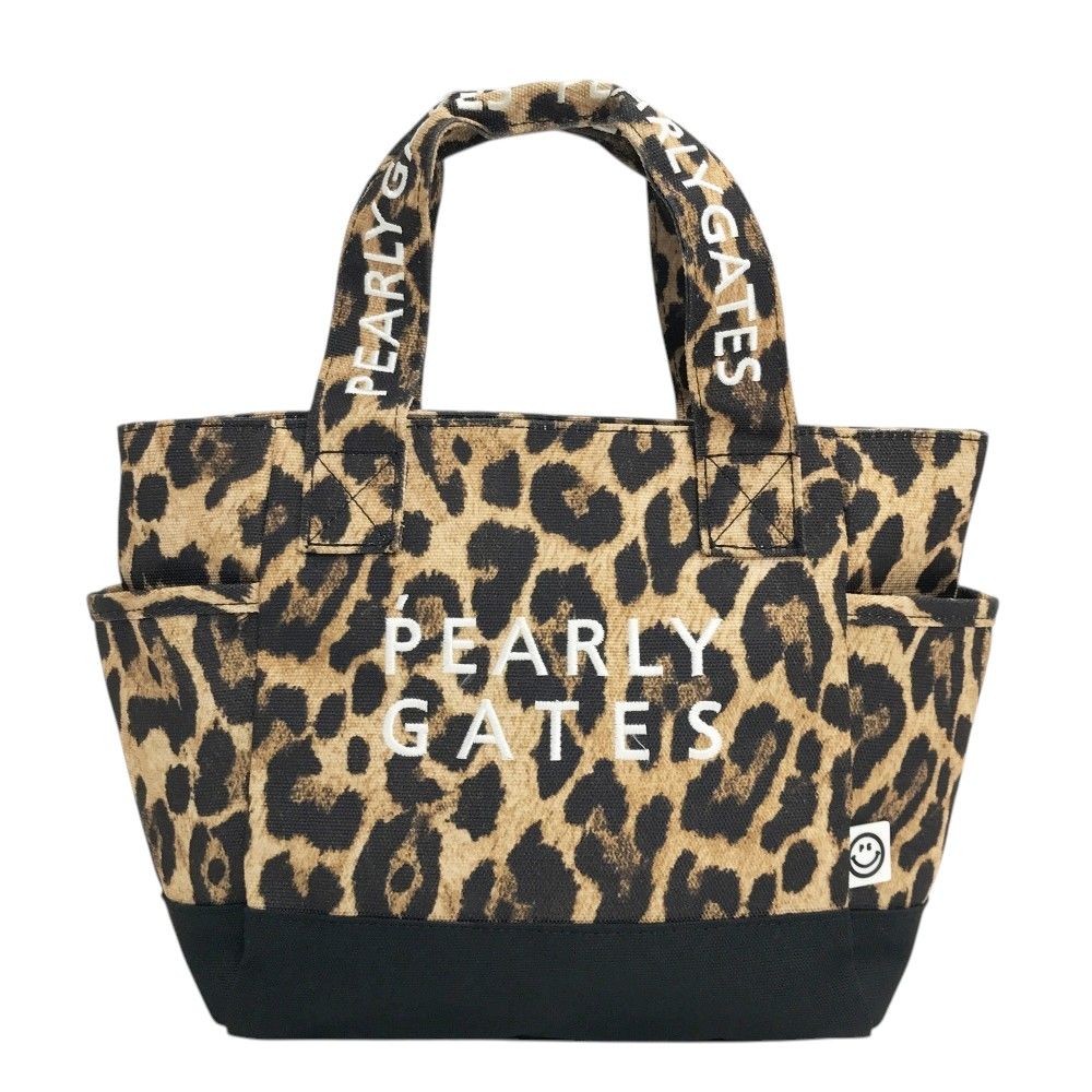 PEARLY GATES パーリーゲイツ カートバッグ レオパード柄 ブラウン系