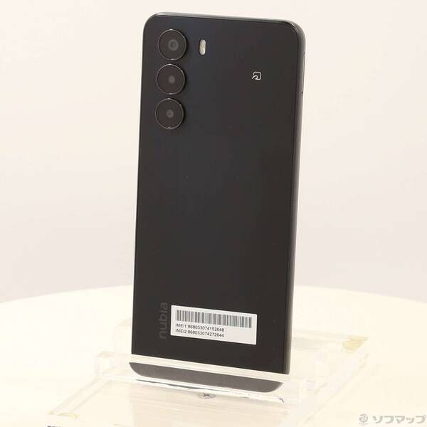 スマートフォン・携帯電話 〔品〕 nubia S 5G 128GB ブラック A403ZT Y 