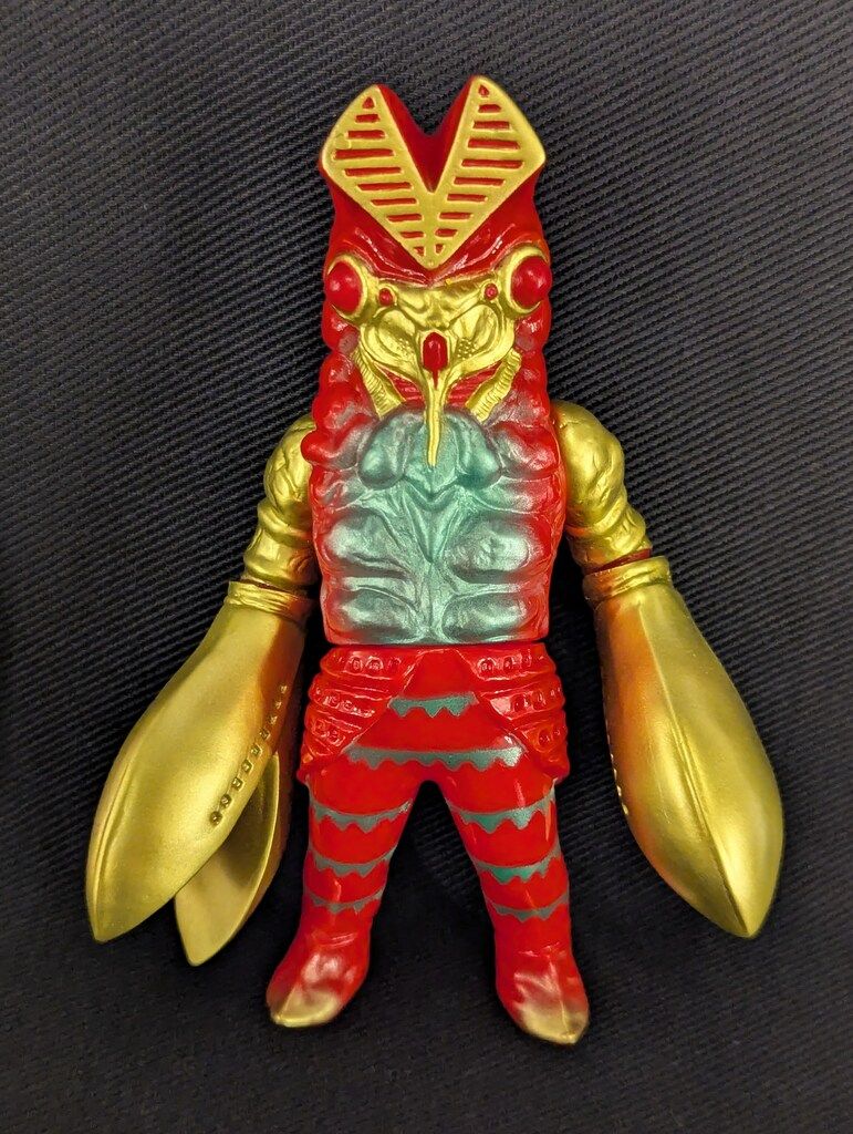 MAXTOY ミニソフビ怪獣倉庫シリーズ 円谷プロ バルタン星人 赤