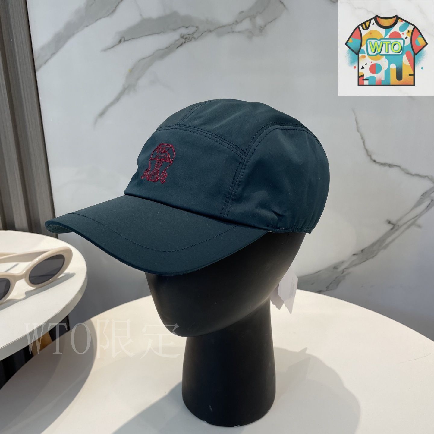 BRUNELLO CUCINELLI スパークリング キャップ Baseball cap with embroidery for Man in Khaki | Brunello