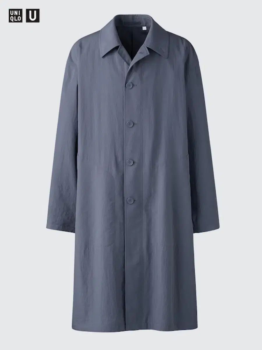 UNIQLO ユニクロ U オーバーサイズ シングルブレスト コート グレー| XXL