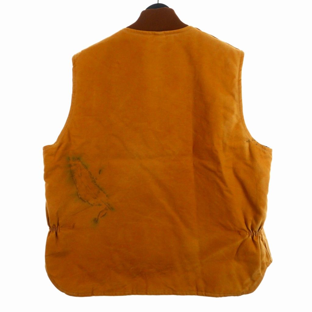 Carhartt ダックベスト USA製 ブラウン Carhartt CARHARTT カーハート ダック ベスト Firm Duck
