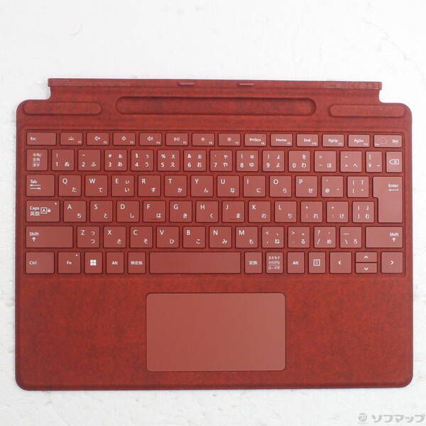 〔 品〕 Surface Pro Signature キーボード 8XA-00039 ポピーレッド 258