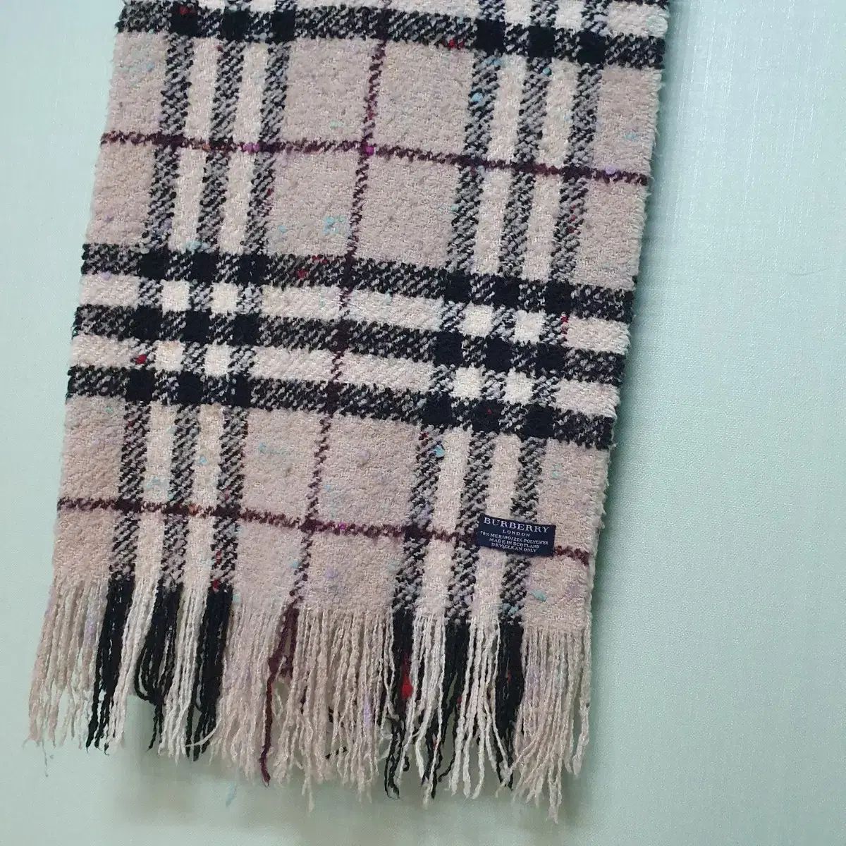 BURBERRY バーバリー ノバチェック ウール ツィード コート ブラック