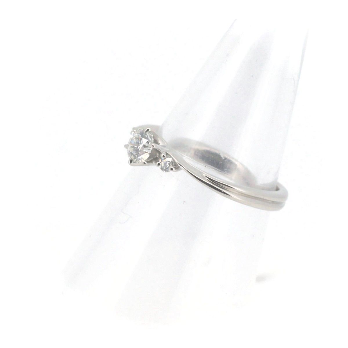 ラザールダイヤモンド ダイヤモンド リング 指輪 0.24ct 0.04ct 8号 PT950(プラチナ) 質屋出品